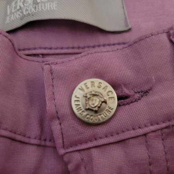 VERSACE JEANS COUTURE LAVENDER BOOTCUT JEANS SIZE 29 - Picture 4 of 6